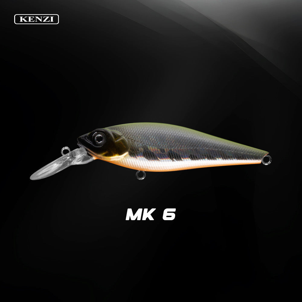 Umpan LURE KENZI MAKO 80mm 11.8gr - MINNOW FLOATING Lures Mata 3D Hook Tajam Kuat Gabus Kerapu Umpan Pancing Realistik