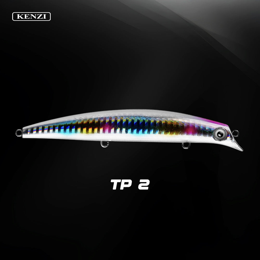 Umpan LURE KENZI TULIP 110mm 14.3gr - Top Water Lures Panjang Realistik Umpan Pancing Air Dangkal with Treble Hook 1213