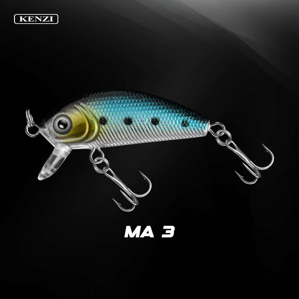 KENZI MURIA 45mm 3.4gr - Umpan Pancing Lure Mancing Tiruan Ikan Air Laut & Tawar Hard Bait