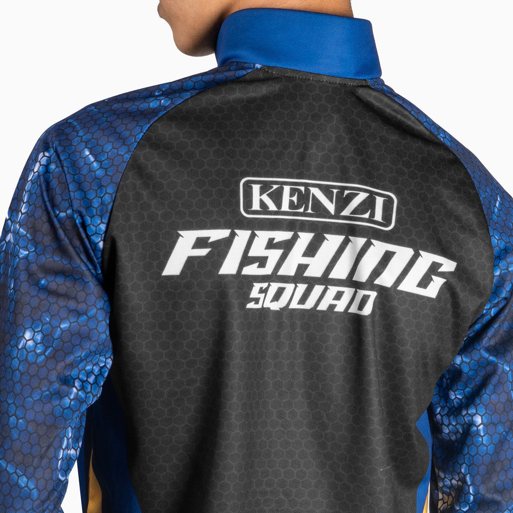 Jersey Mancing KENZI – Lengan Panjang Anti Panas, Pilihan Ukuran S - XXL, Nyaman Dipakai, Desain Sporty Modern