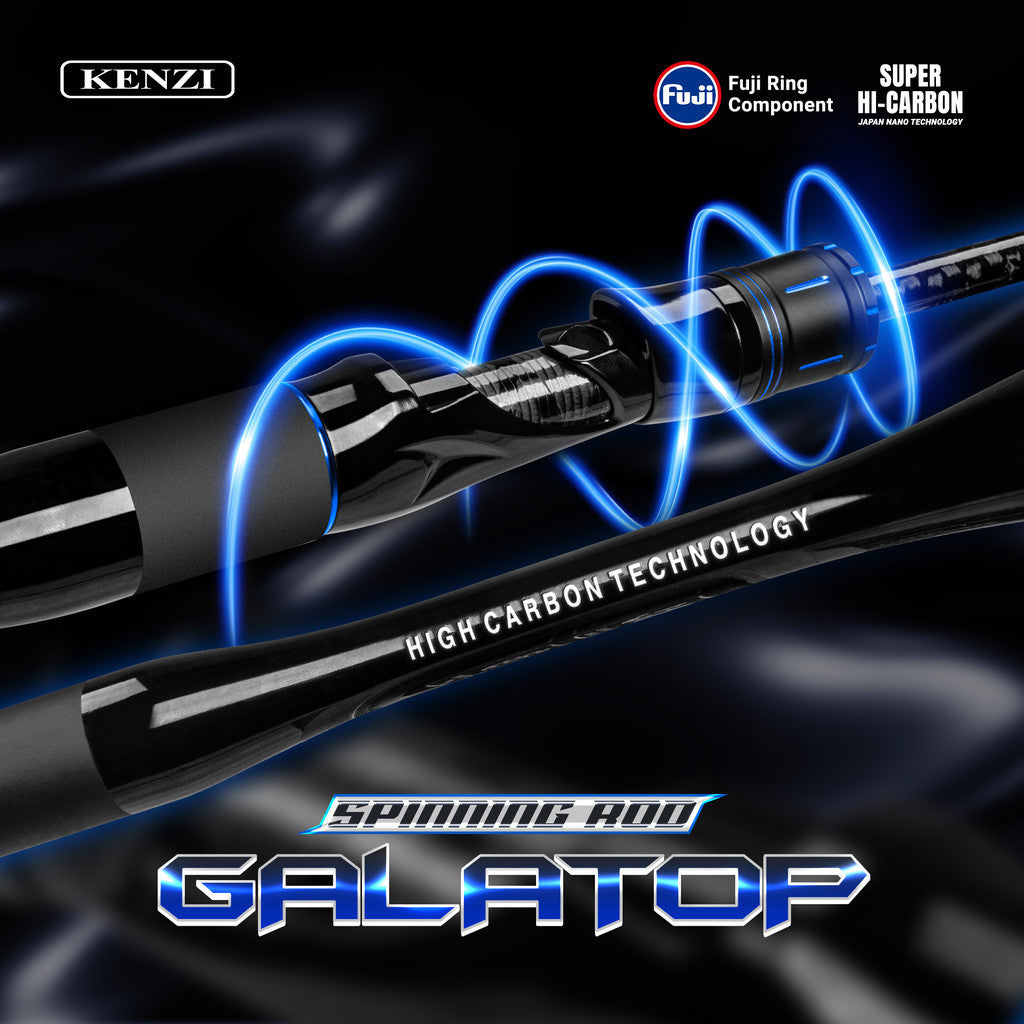 JORAN KENZI GALATOP PRO 602 Spinning Ring Fuji Solid Tip Carbon X-Wrap 5-12lbs 6-14lbs 7-15lbs 8-17lbs 10-20lbs Casting