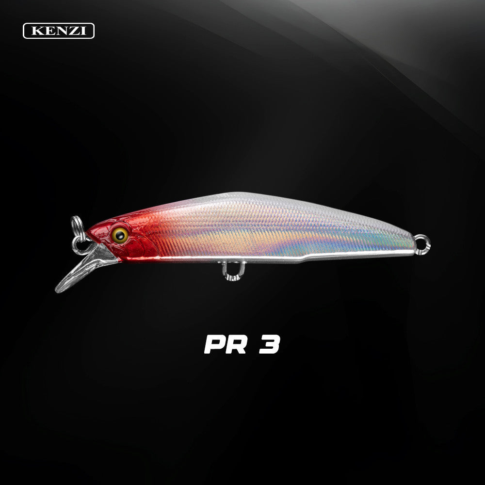 Umpan LURE KENZI PEARL 65mm 7gr - SINKING Lures Umpan Pancing Tenggelam Ikan Predator Galatama Sungai Hook Treble Hook Size 8 Tajam