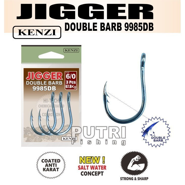 MATA KAIL KENZI JIGGER DOUBLE BARB 9985DB