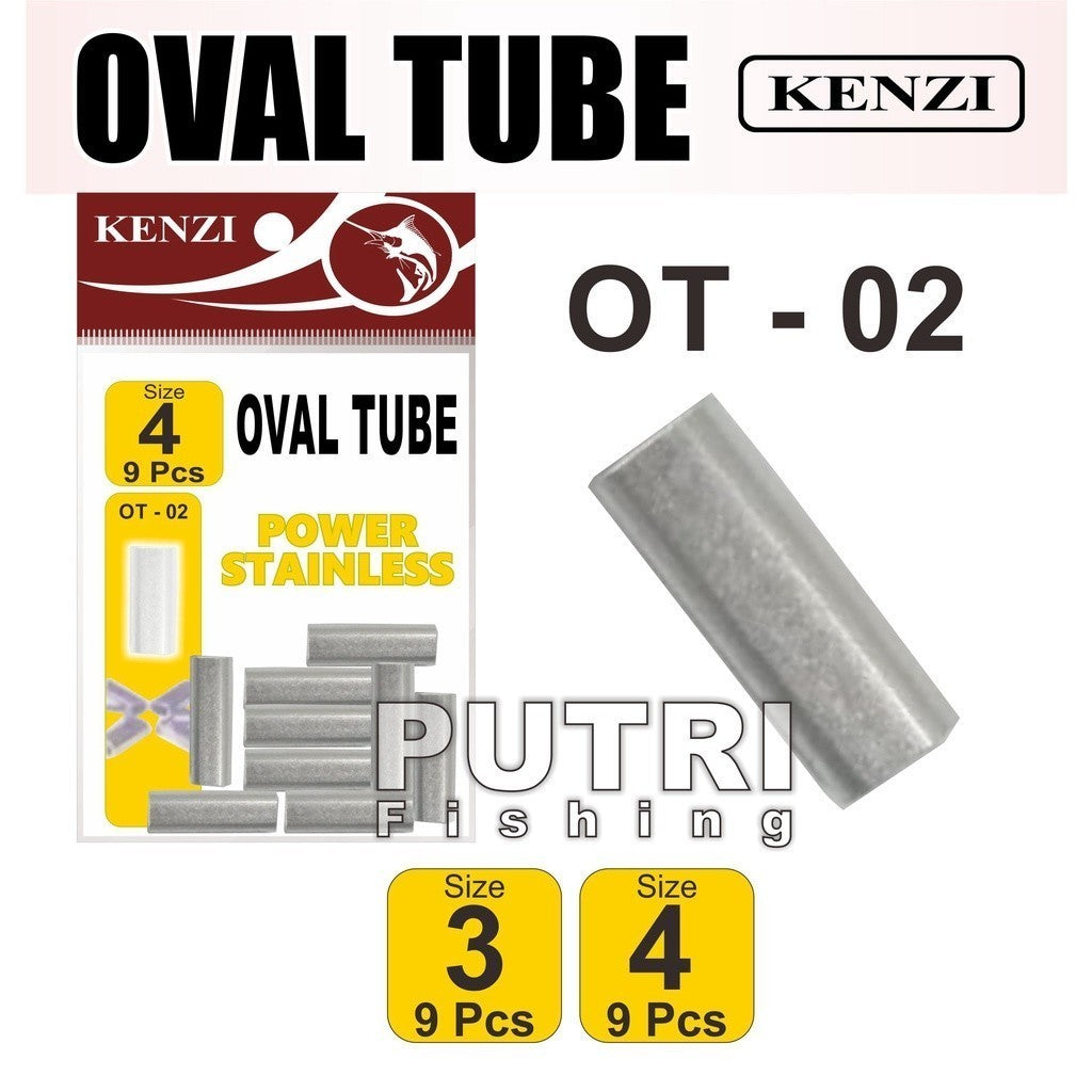 KENZI OVAL TUBE TABUNG KONEKTOR SENAR PANCING OT-02