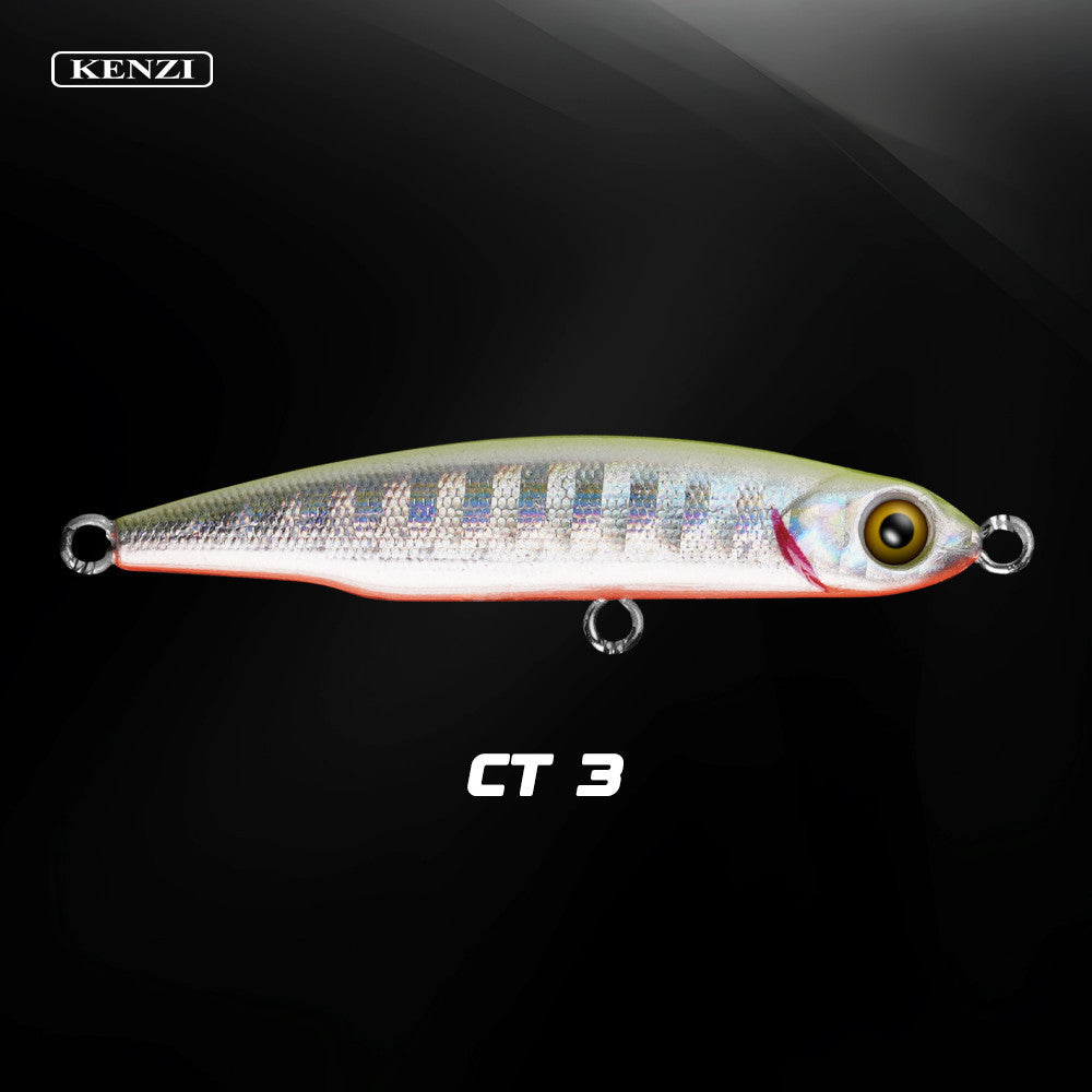 Umpan LURE KENZI CITRUS 47mm 2.7gr - SINKING MINNOW MICRO Lures Umpan Pancing Mata 3D Treble Hook