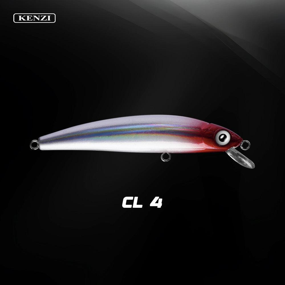 Umpan LURE KENZI CLOVER 80mm 9.3gr - MINNOW FLOATING Umpan Pancing Gabus Nila Hampala Lures with Treble Hook Tajam Kuat