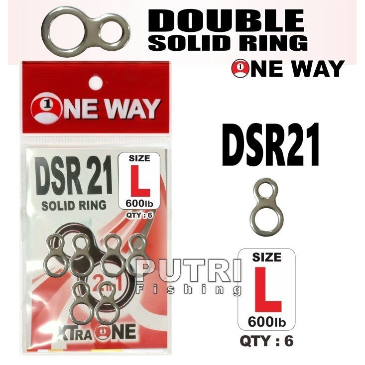 ONE WAY DOUBLE SOLID RING DSR21