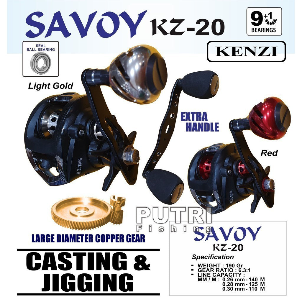 KENZI SAVOY KZ 20 EXTRA HANDLE - Reel Pancing