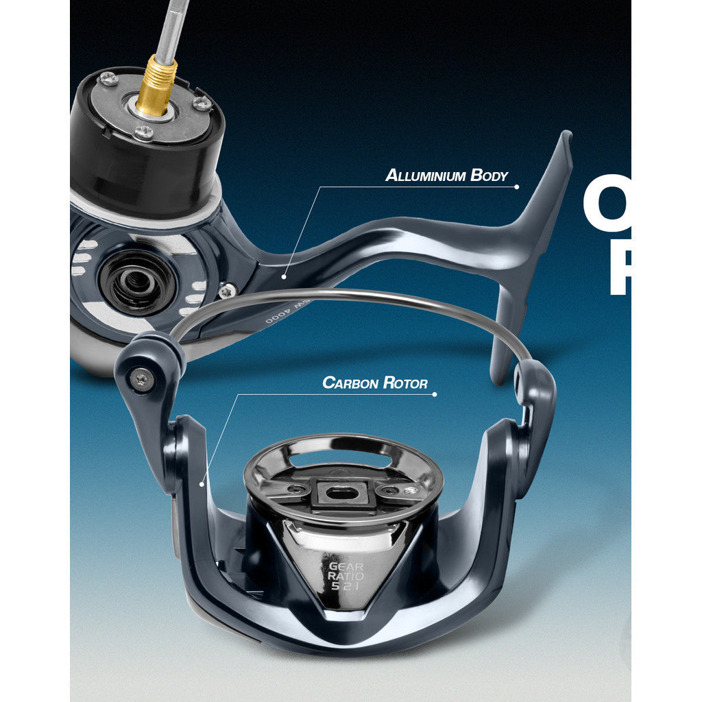 KENZI HANEDA SW Reel Body Aluminium Rotor Carbon Power Handle 3000 4000 6000