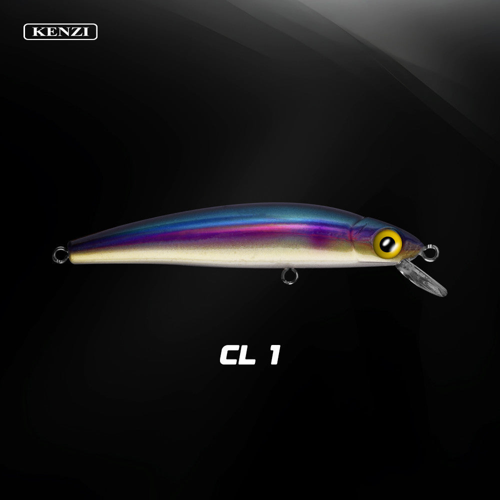 Umpan LURE KENZI CLOVER 80mm 9.3gr - MINNOW FLOATING Umpan Pancing Gabus Nila Hampala Lures with Treble Hook Tajam Kuat