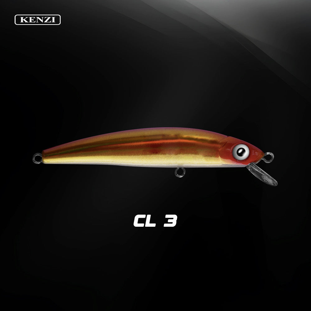 Umpan LURE KENZI CLOVER 80mm 9.3gr - MINNOW FLOATING Umpan Pancing Gabus Nila Hampala Lures with Treble Hook Tajam Kuat