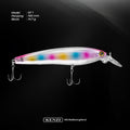 Umpan LURE KENZI SAFRON 100mm 14.7gr - FLOATING Lures Panjang with Treble Hook size 6 Umpan Pancing Gabus & Predator Ikan Air Tawar Laut