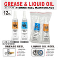 KENZI REEL GREASE OIL 12ml 20ml PELUMAS REEL PANCING Perawatan Maintenance Reel Mancing