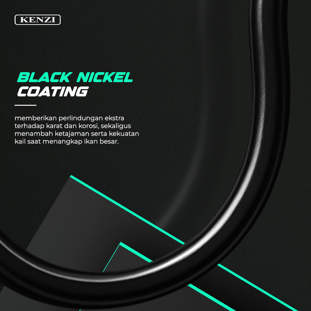MATA KAIL KENZI AUTOMATIC FLIP HOOK Power Carbon Black Nickel