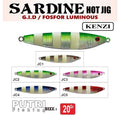 METAL JIG KENZI SARDINE 
20gr 40gr 60gr 80gr 100gr 150gr Umpan Pancing