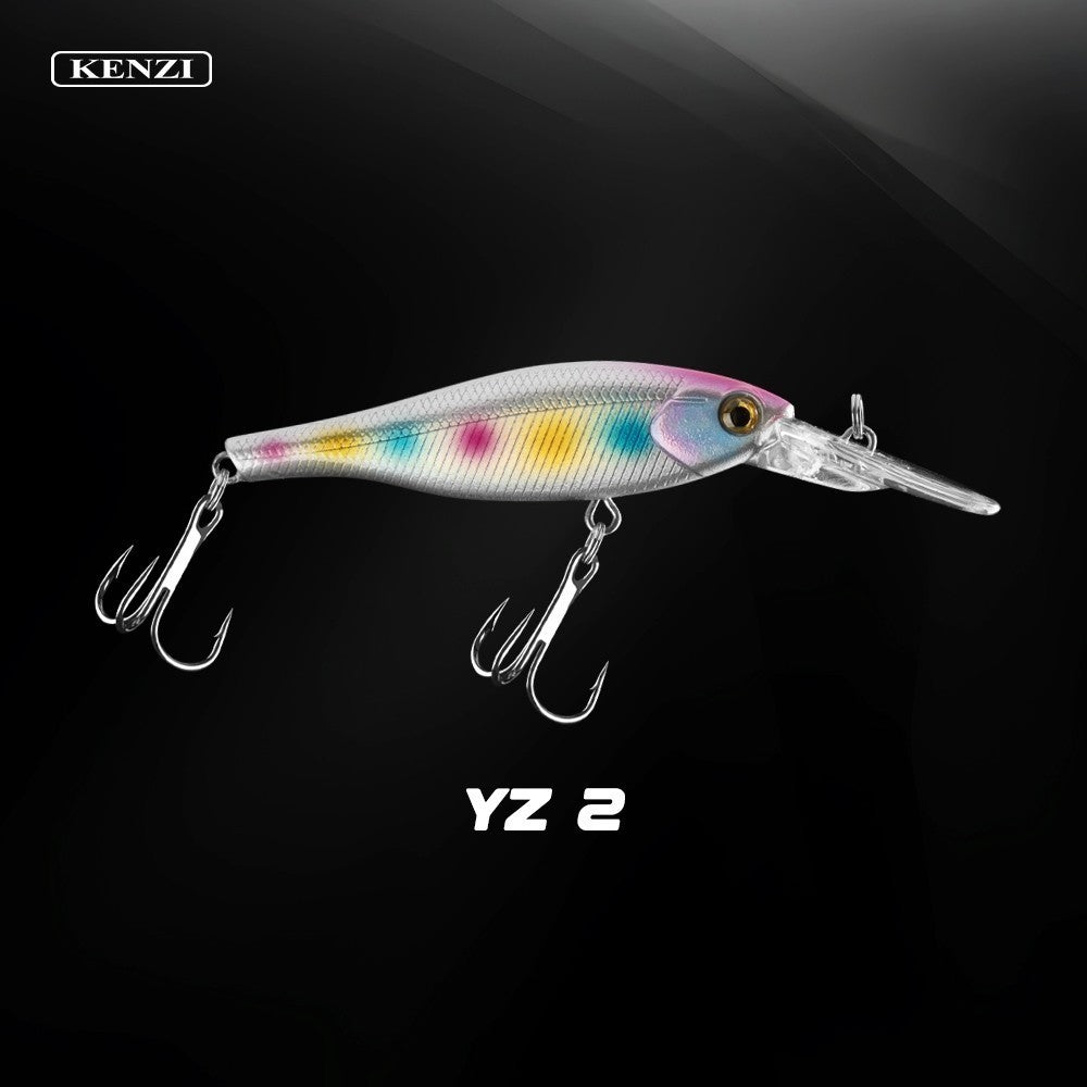 KENZI YOZU  95mm 6.4gr - Umpan Pancing MINNOW FLOATING Lure Mancing Tiruan Ikan Air Laut & Tawar Hard Bait