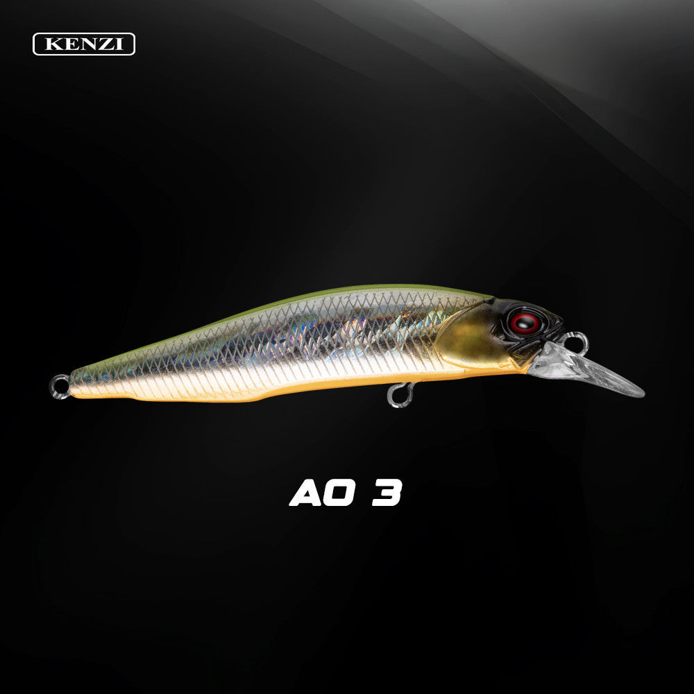 Umpan LURE KENZI AQUOS 62mm 4.4gr - MINNOW FLOATING Umpan Pancing Tiruan Ikan Mainan Lures AIr Tawar & Laut