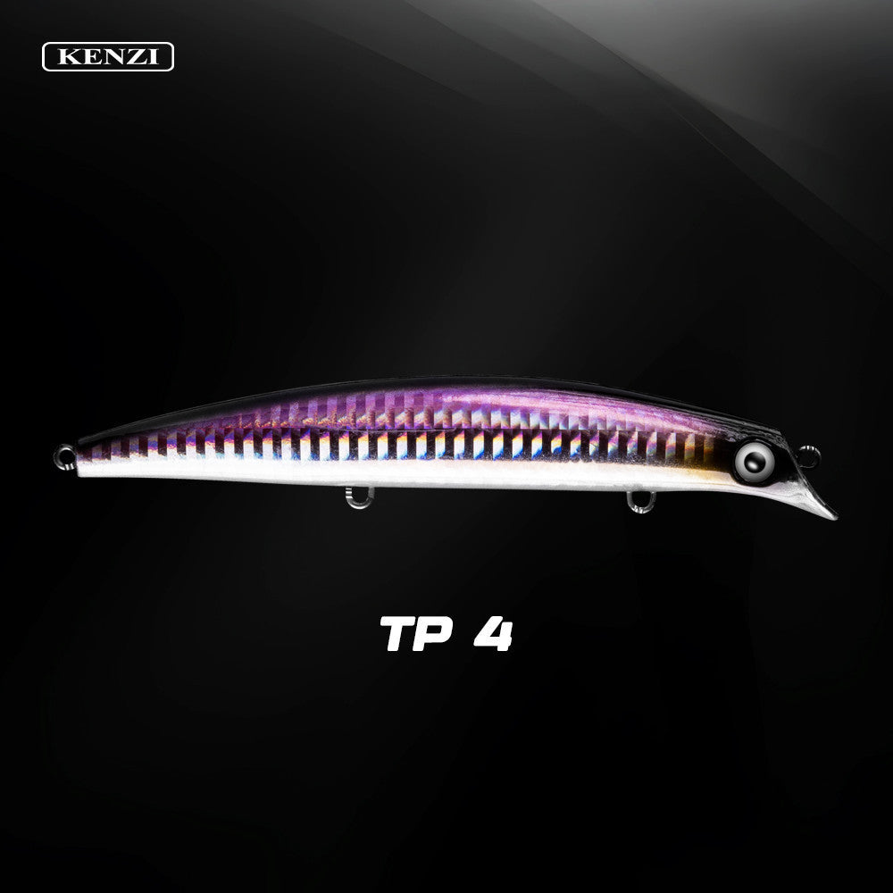 Umpan LURE KENZI TULIP 110mm 14.3gr - Top Water Lures Panjang Realistik Umpan Pancing Air Dangkal with Treble Hook 1213