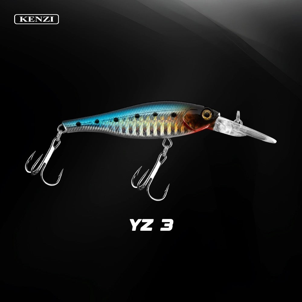 KENZI YOZU  95mm 6.4gr - Umpan Pancing MINNOW FLOATING Lure Mancing Tiruan Ikan Air Laut & Tawar Hard Bait