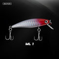 KENZI MILO  60mm 3.6gr - Umpan Pancing MINNOW FLOATING Lure Mancing Tiruan Ikan Air Laut & Tawar Hard Bait