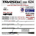 JORAN KENZI TRASTIC PRO 624 TRAVEL ROD 186cm Fuji O-Ring Carbon Nano 4 section Rod Joran Pancing