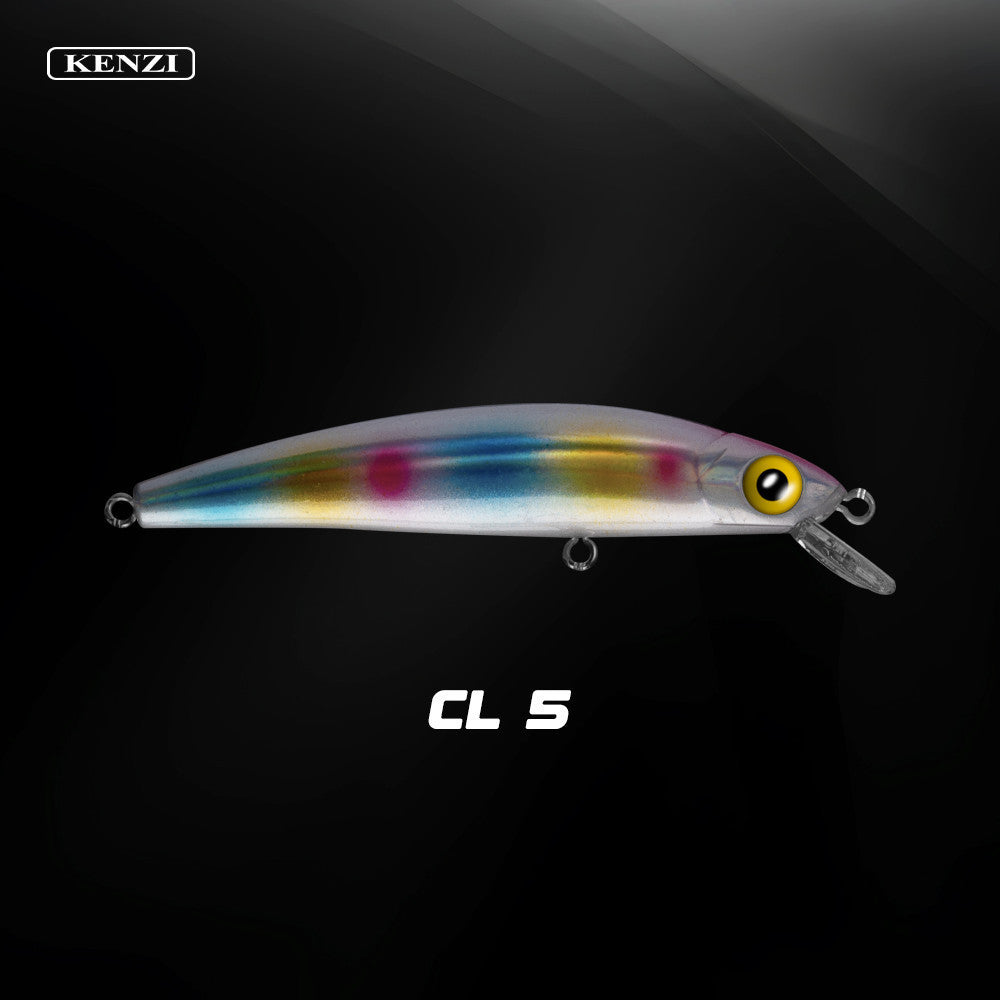 Umpan LURE KENZI CLOVER 80mm 9.3gr - MINNOW FLOATING Umpan Pancing Gabus Nila Hampala Lures with Treble Hook Tajam Kuat