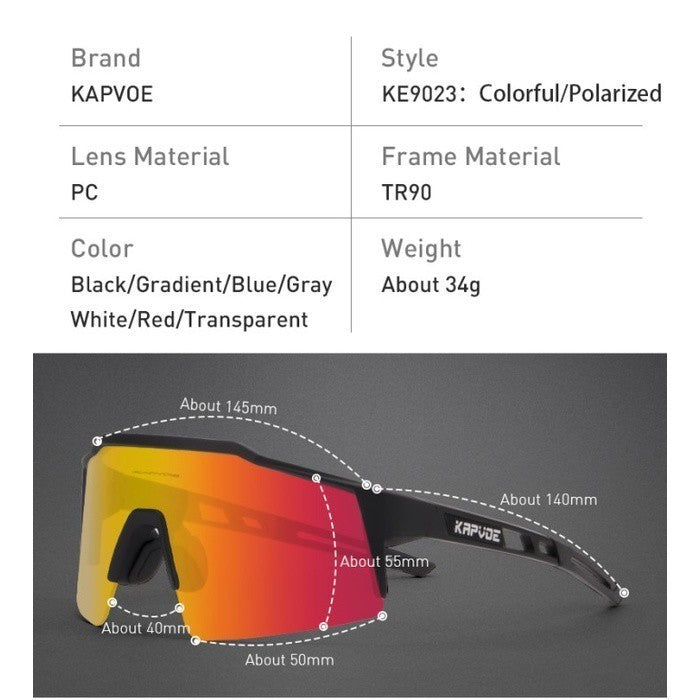 KAPVOE EUGENE Polarized Fishing  Sunglasses /Kaca Mata Polarized Untuk Pancing Memancing