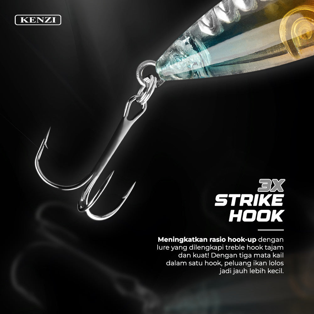 KENZI TAKOY 4.2CM 2.4GR - Umpan Pancing Lure Mancing Tiruan Ikan Air Laut & Tawar Hard Bait