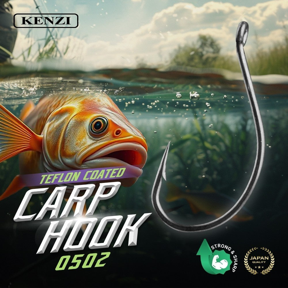 MATA KAIL KENZI CARP HOOK 0502 TEFLON COATED