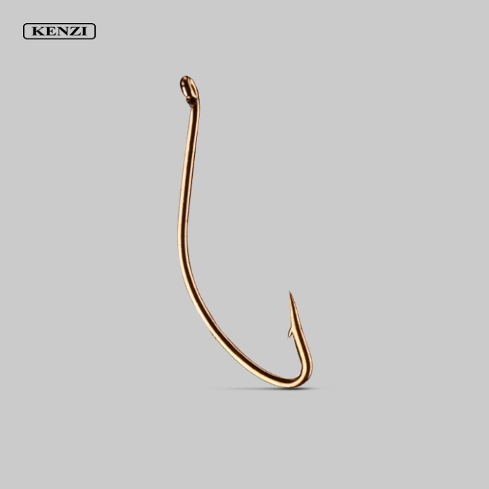 MATA KAIL KENZI AKITA KITSUNE 9933 Power Carbon Ring Hooks GOLD