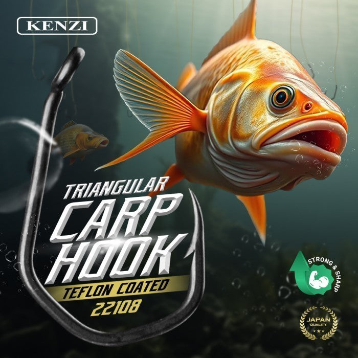 MATA KAIL KENZI CARP HOOK 22108 TEFLON COATED SACHET