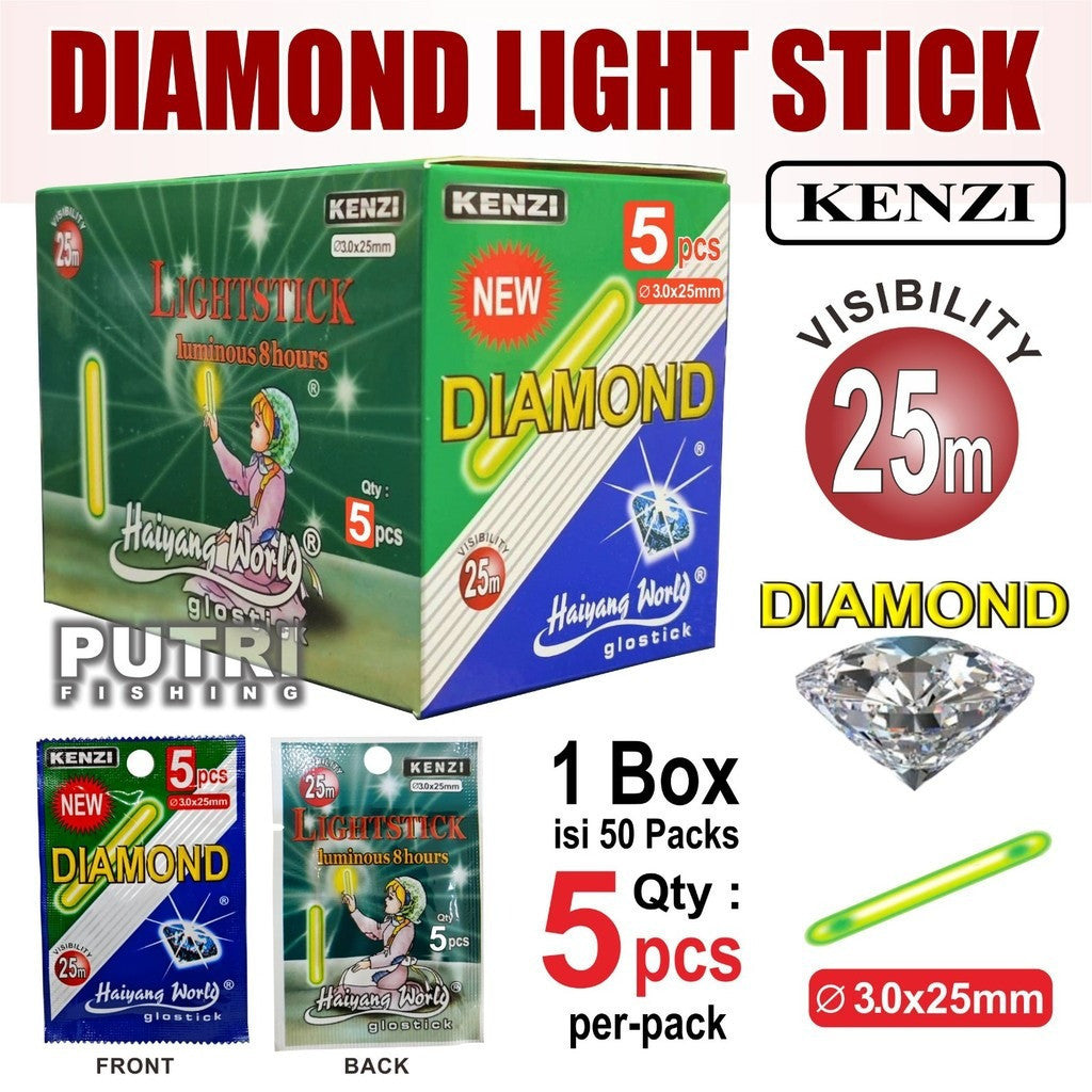 XTRA ONE STARLITE DIAMOND LIGHT STICK SACHET (isi 5 pcs)