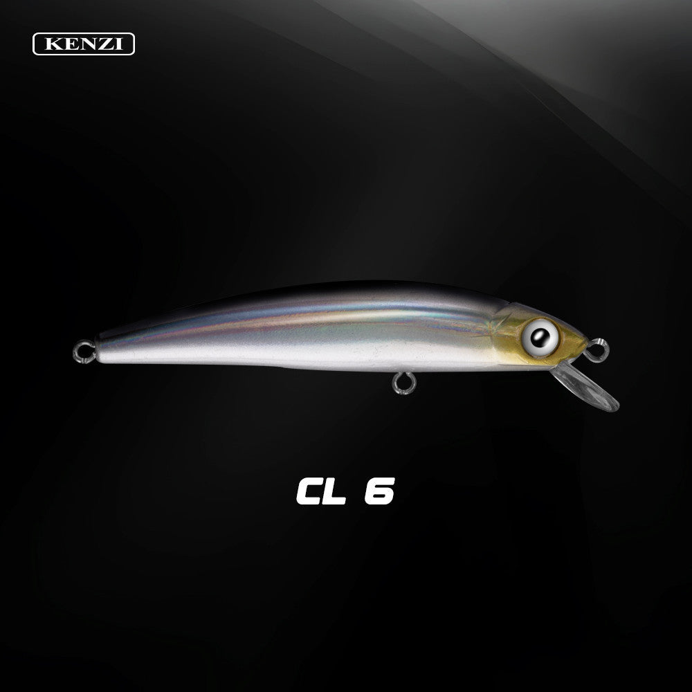 Umpan LURE KENZI CLOVER 80mm 9.3gr - MINNOW FLOATING Umpan Pancing Gabus Nila Hampala Lures with Treble Hook Tajam Kuat