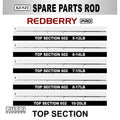 TOP SECTION SPAREPART UJUNG JORAN KENZI REDBERRY PRO 602 ORIGINAL