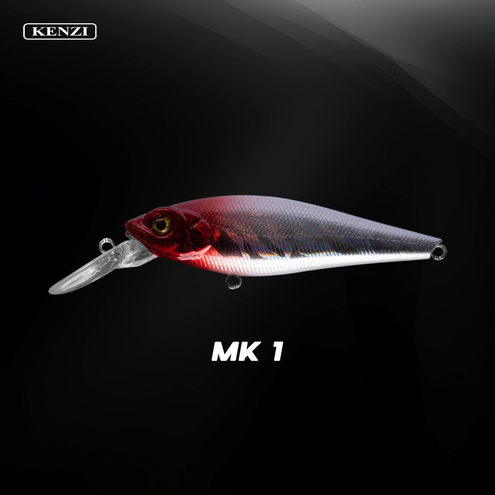 Umpan LURE KENZI MAKO 80mm 11.8gr - MINNOW FLOATING Lures Mata 3D Hook Tajam Kuat Gabus Kerapu Umpan Pancing Realistik
