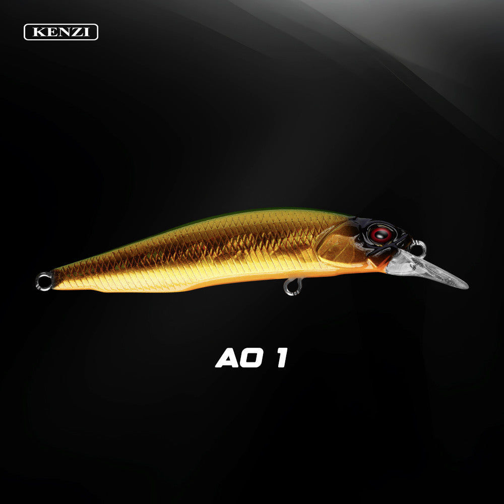 Umpan LURE KENZI AQUOS 62mm 4.4gr - MINNOW FLOATING Umpan Pancing Tiruan Ikan Mainan Lures AIr Tawar & Laut