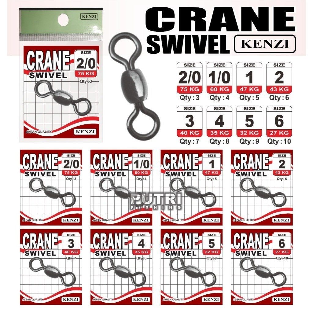 KENZI CRANE SWIVEL - Aksesoris Pancing Kili Kili
