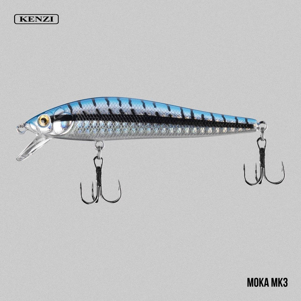 KENZI MOKA  95mm 10gr - Umpan Pancing Lure Mancing Tiruan Ikan Air Laut & Tawar Hard Bait