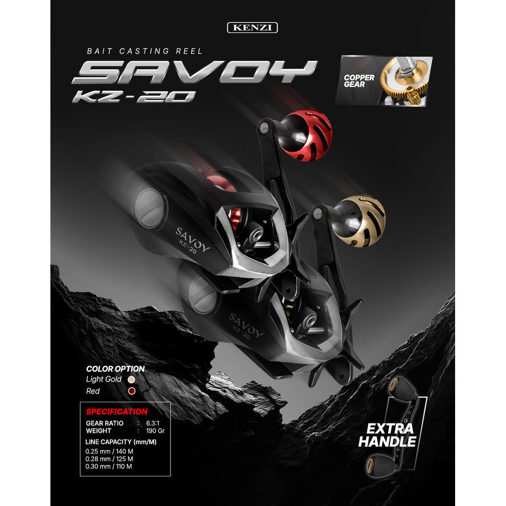 KENZI SAVOY KZ 20 EXTRA HANDLE - Reel Pancing