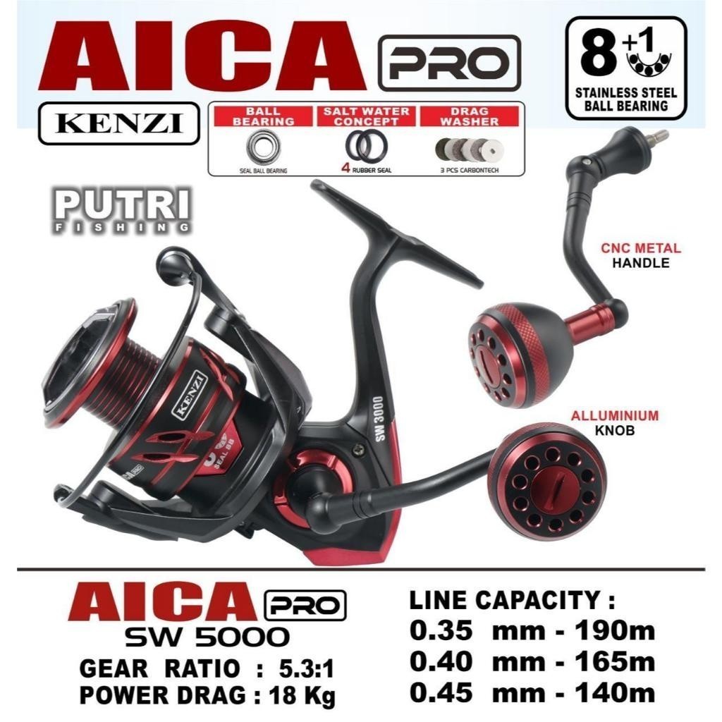 KENZI AICA & AICA PRO SW 1000 2000 3000 5000 6000 - Reel Pancing