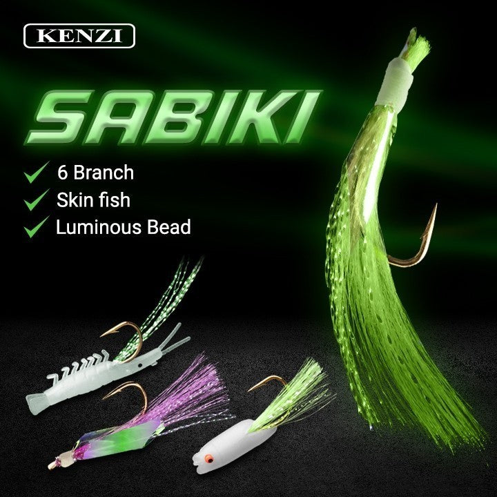 KOTREK KENZI SABIKI SKIN FISH FOSFOR LUMINOUS BEAD MATA KAIL