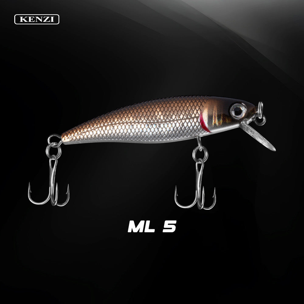 KENZI MILO  60mm 3.6gr - Umpan Pancing MINNOW FLOATING Lure Mancing Tiruan Ikan Air Laut & Tawar Hard Bait