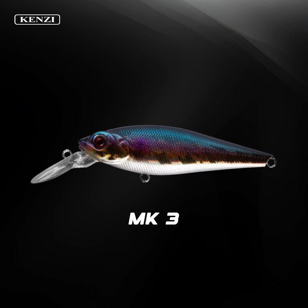 Umpan LURE KENZI MAKO 80mm 11.8gr - MINNOW FLOATING Lures Mata 3D Hook Tajam Kuat Gabus Kerapu Umpan Pancing Realistik