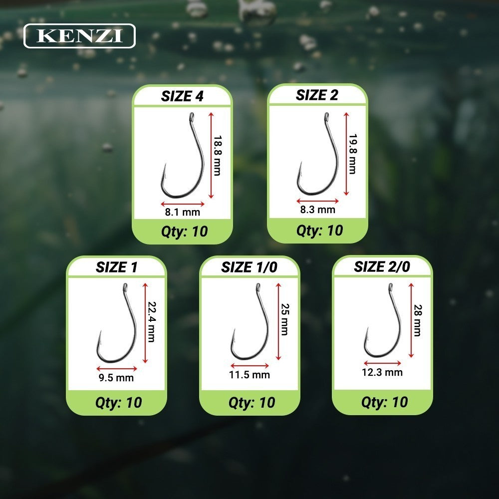 MATA KAIL KENZI CARP HOOK 0502 TEFLON COATED