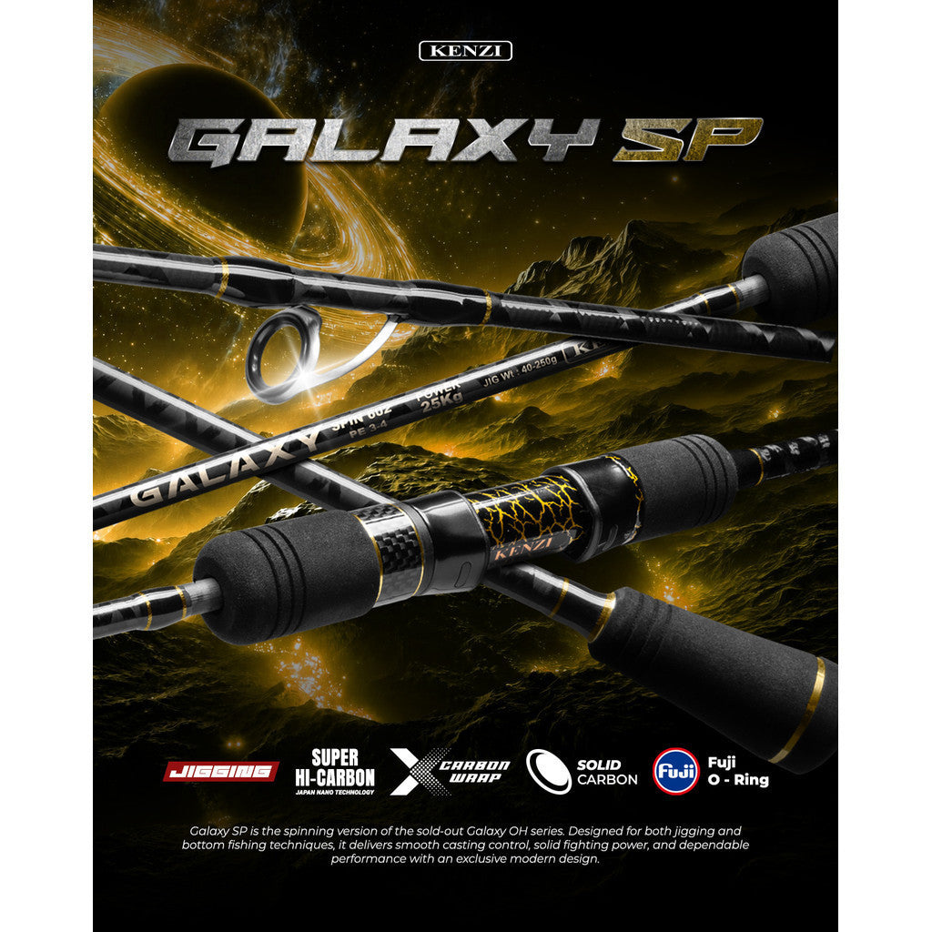 Joran Kenzi GALAXY SP602 Spinning Nano Carbon Japan Technology Fuji Guides Full X Warp Carbon Power Up To 25Kg