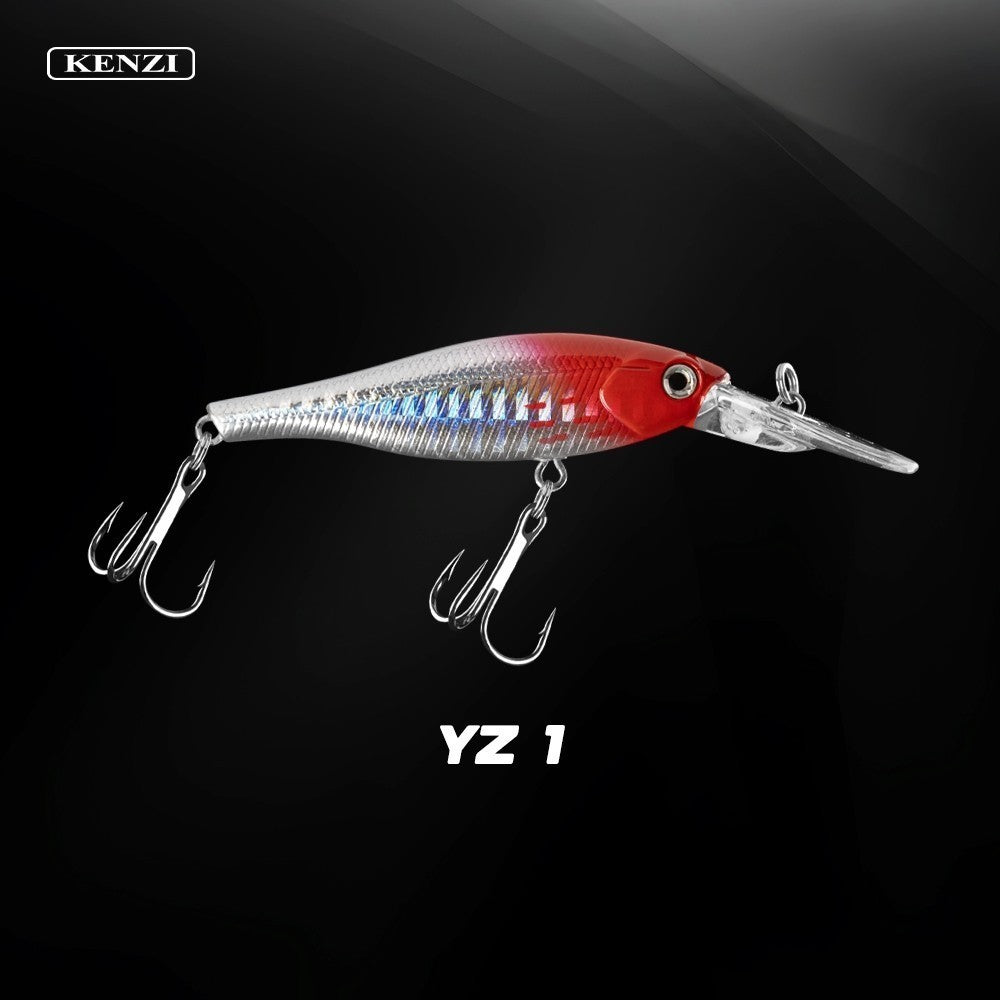 KENZI YOZU  95mm 6.4gr - Umpan Pancing MINNOW FLOATING Lure Mancing Tiruan Ikan Air Laut & Tawar Hard Bait