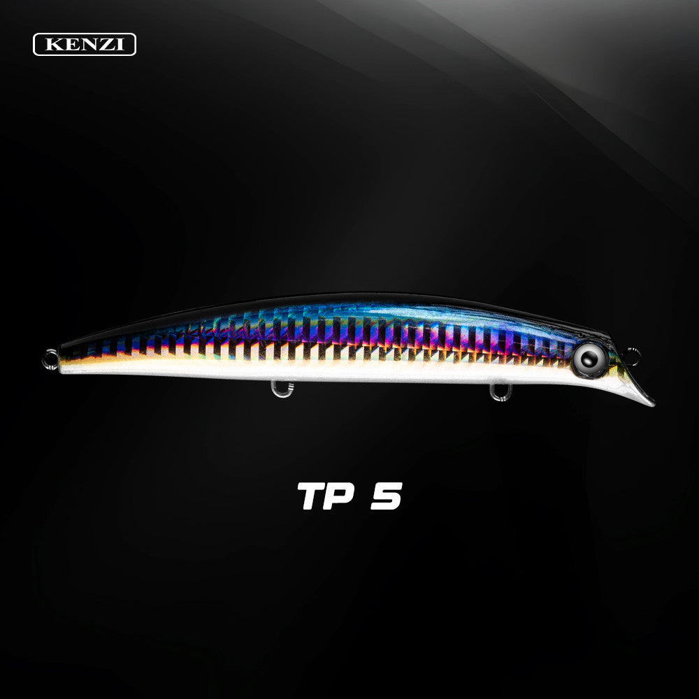 Umpan LURE KENZI TULIP 110mm 14.3gr - Top Water Lures Panjang Realistik Umpan Pancing Air Dangkal with Treble Hook 1213