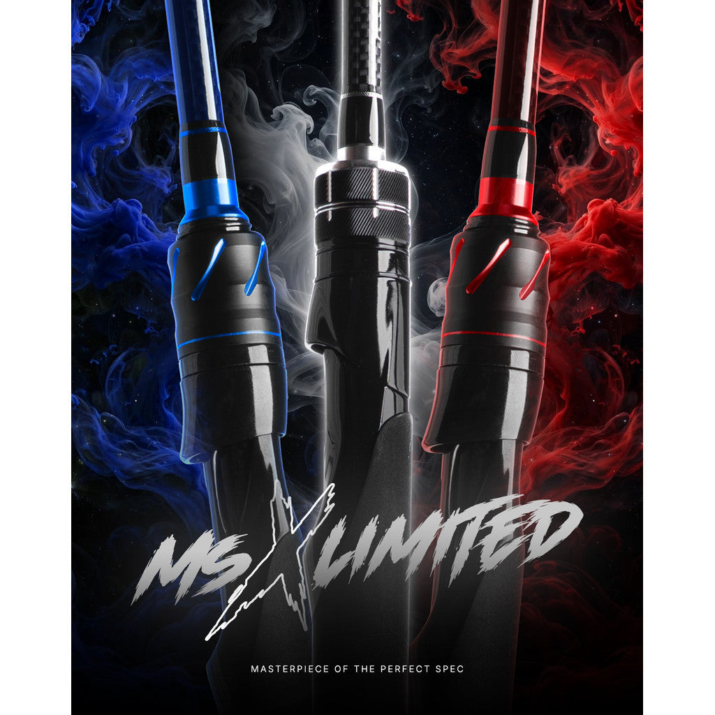 KENZI MS-X LIMITED 602 Spinning Hollow Carbon Casting 6-14lbs 7-15lbs 8-17lbs 10-20lbs - Joran Stik Pancing
