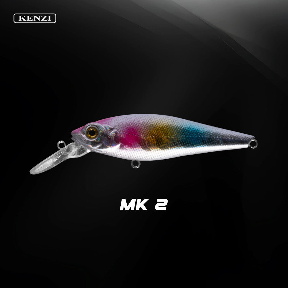 Umpan LURE KENZI MAKO 80mm 11.8gr - MINNOW FLOATING Lures Mata 3D Hook Tajam Kuat Gabus Kerapu Umpan Pancing Realistik