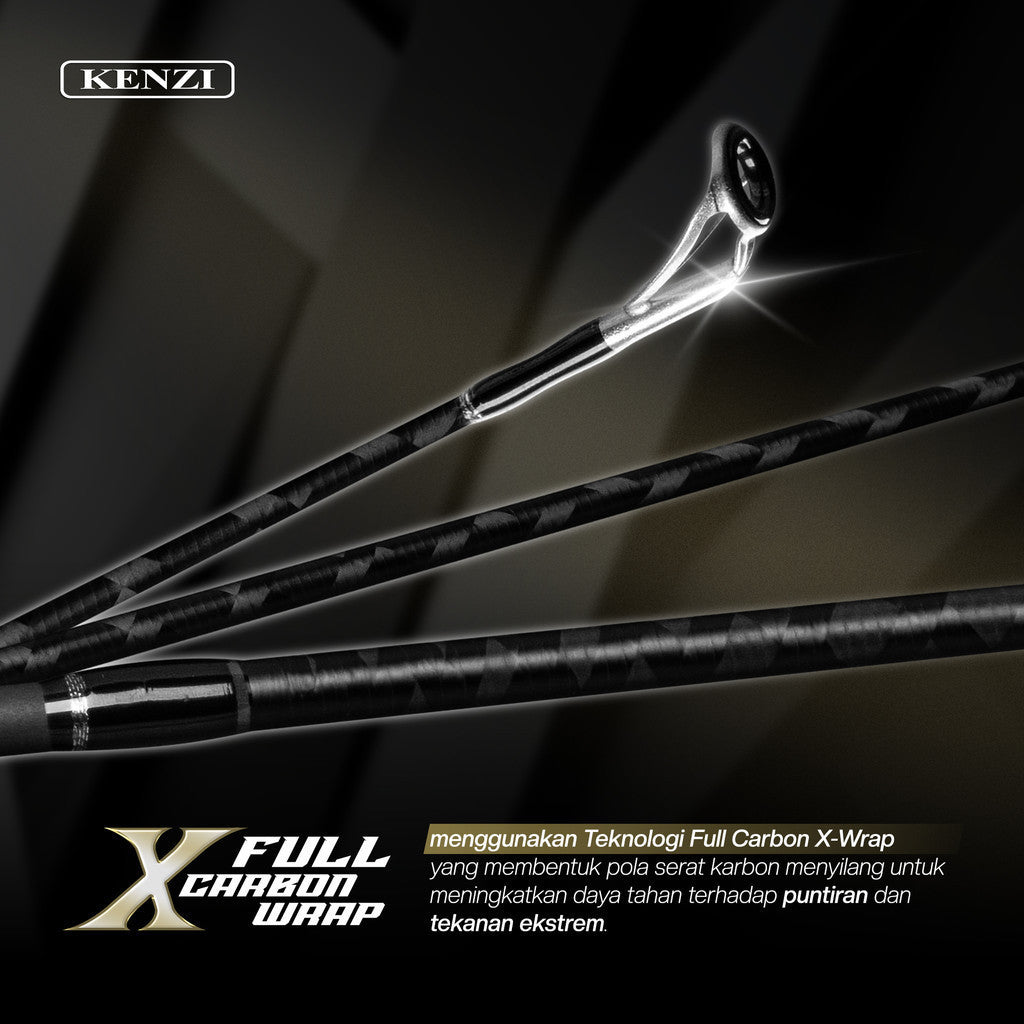 JORAN KENZI LANCER 662 BC Solid Carbon X-Wrap Fuji Guides 198 cm PE 0.5-1.2 PE0.8-1.5 PE 1-2 Baitcasting